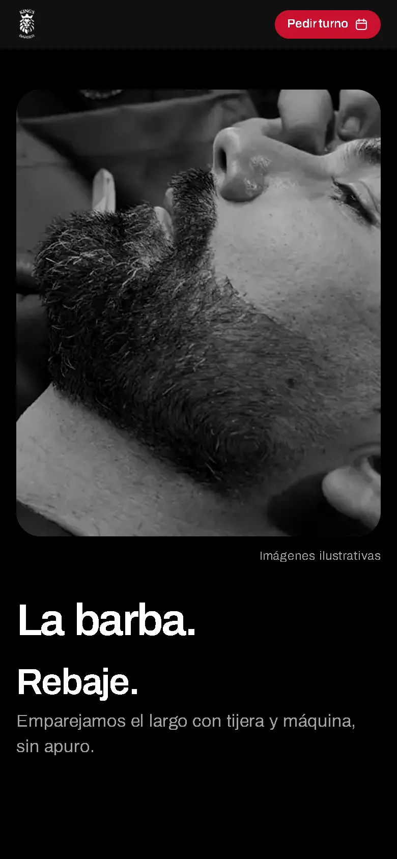 Demo de King's Barber: la barba, perfilado y rebaje